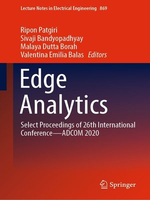 cover image of Edge Analytics